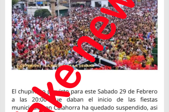 Identificado un menor por difundir un bulo sobre la suspensión del chupinazo de Calahorra por el coronavirus