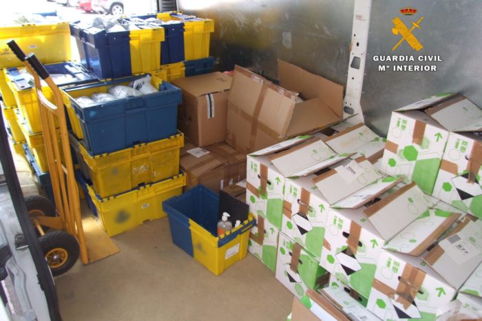 Detenidos dos empresarios riojanos por especular con material sanitario que vendían desde su página web