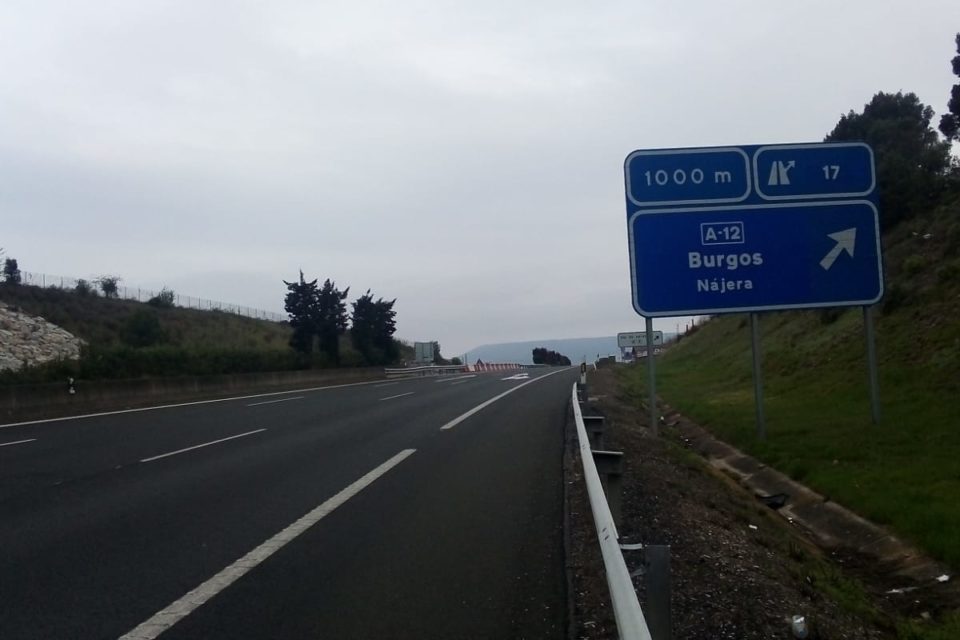 Tramo final de la circunvalación de Logroño en el alto de La Grajera. /NR