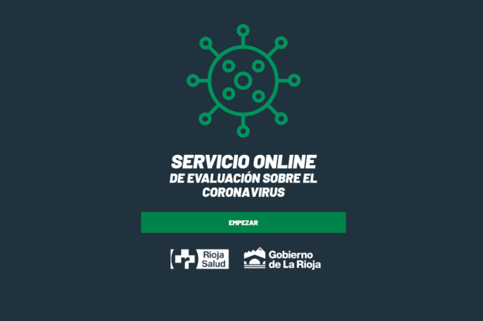 La Rioja pone a disposición de la ciudadanía un servicio online de evaluación sobre el coronavirus