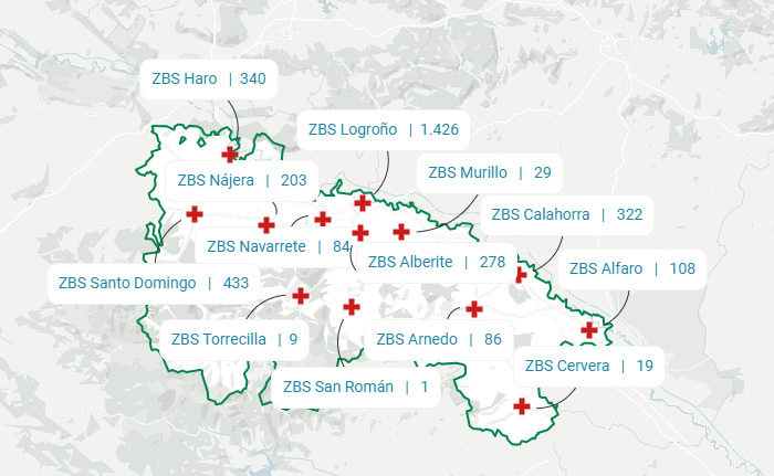 Logroño, Santo Domingo, Haro y Calahorra, concentran el mayor número de casos de coronavirus
