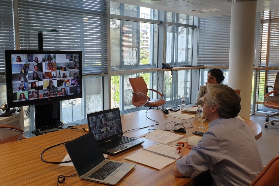 El Consejero de Gobernanza Pública participa en la reunión de la Comisión sectorial de Igualdad. / NR